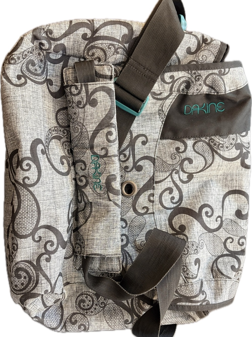 Dakine Vintage Juliet U-Zip Messenger Bag - Grey Paisley